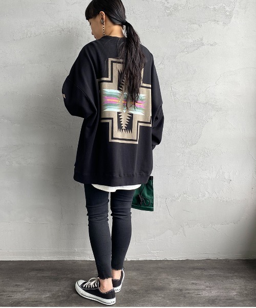 最終値下げ‼️廃盤柄‼️新品同様 ペンドルトン 黒カーディガン‼️ PENDLETON（ペンドルトン） カーディガン X-LARGE ブラック レディース