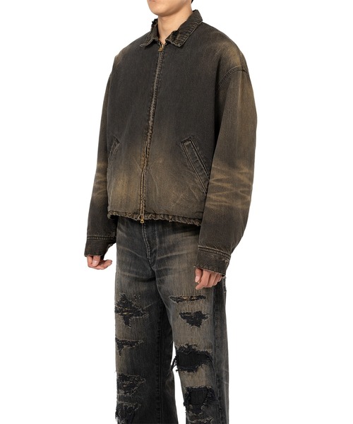 ブルゾン アウター Denim Work Jacket メンズの画像