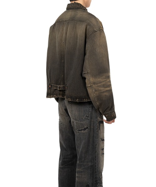 ブルゾン アウター Denim Work Jacket メンズの画像