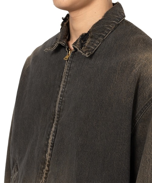 ブルゾン アウター Denim Work Jacket メンズの画像