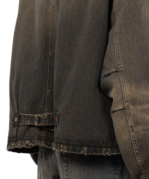 ブルゾン アウター Denim Work Jacket メンズの画像