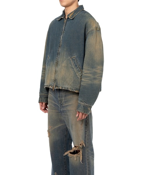 ブルゾン アウター Denim Work Jacket メンズの画像
