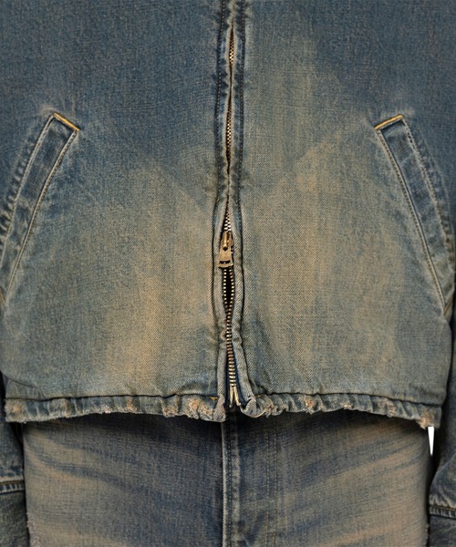 ブルゾン アウター Denim Work Jacket メンズの画像