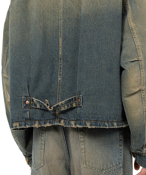 ブルゾン アウター Denim Work Jacket メンズの画像