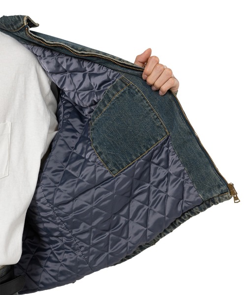 ブルゾン アウター Denim Work Jacket メンズの画像