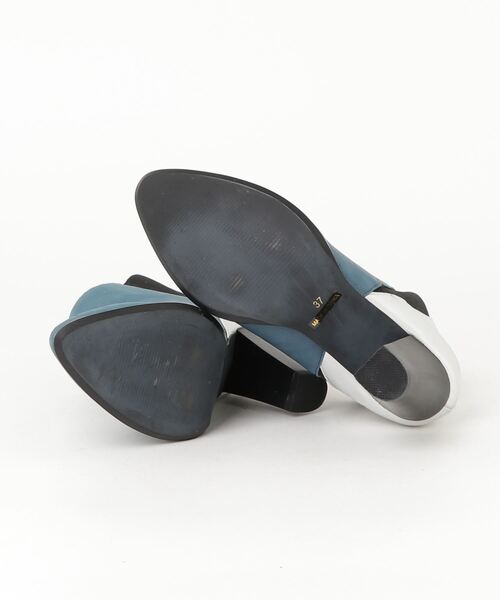 「OSMOSIS」 ショートブーツ 37 ブルー レディース_画像3