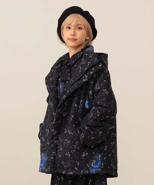 mmts（マミタス） ブルゾン アウター ギャラクシー猫星座 ブルゾン