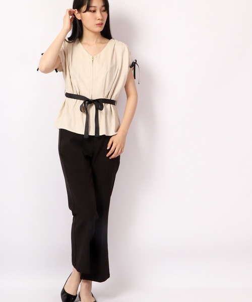 「Anna Nicola」 半袖ブラウス 38 グリーン レディース_画像5