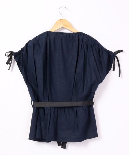 「Anna Nicola」 半袖ブラウス 38 グリーン レディース_画像9