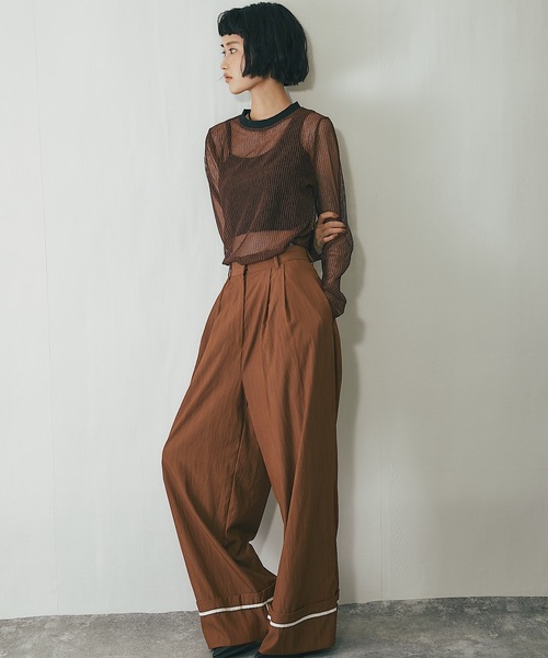 tシャツ コードメッシュシアープルオーバー レディース | ブランド登録なし | 17