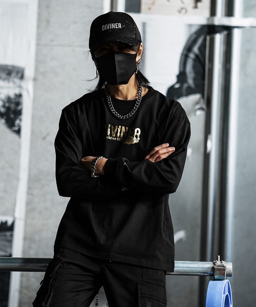 DIVINER（ディバイナー） tシャツ 「DIVINER」Meriken Sack Logo L/TEE 