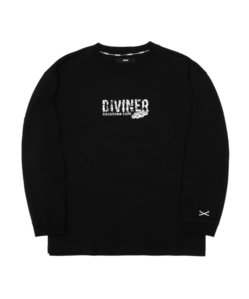 DIVINER（ディバイナー） tシャツ 「DIVINER」Meriken Sack Logo L/TEE 