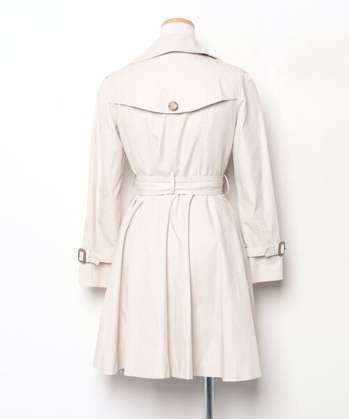 「Riccimie NEW YORK」 トレンチコート S ホワイト レディース_画像2