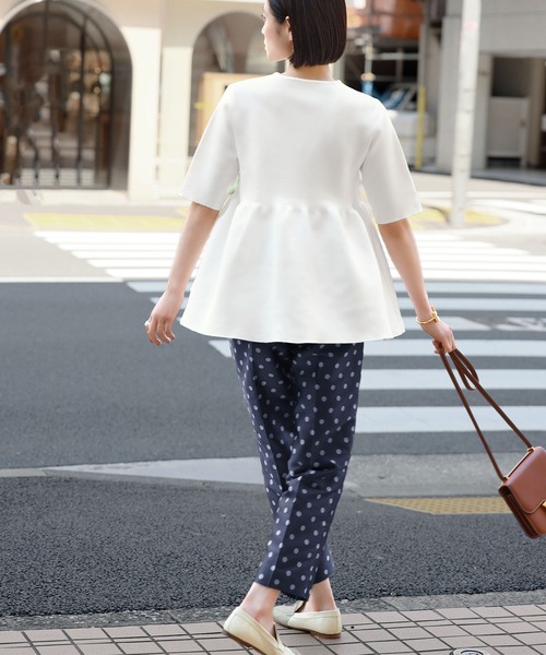 「ELFRANK」 半袖ニット FREE カーキ レディース_画像4