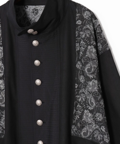 ブラックミーンズ　パッチワークロングカーディガン ブラックミーンズ パッチワークロングカーディガン