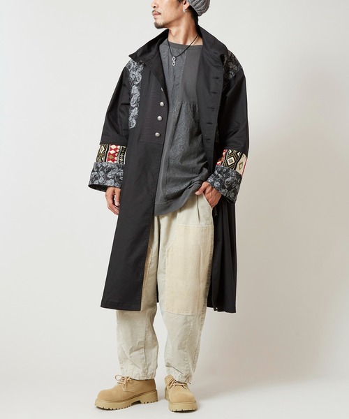 チャイハネ（CAYHANE） カーディガン 「チャイハネ」ヤオリ異素材