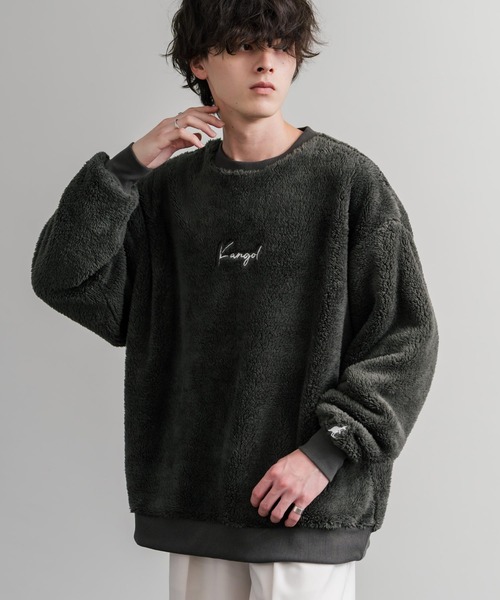 KANGOL（カンゴール） トレーナー スウェット 別注コラボ ロゴ刺繍