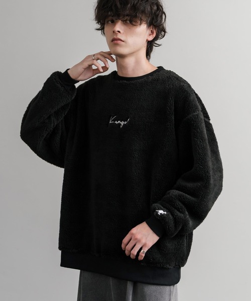 KANGOL（カンゴール） トレーナー スウェット 別注コラボ ロゴ刺繍