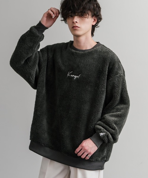 KANGOL（カンゴール） トレーナー スウェット 別注コラボ ロゴ刺繍