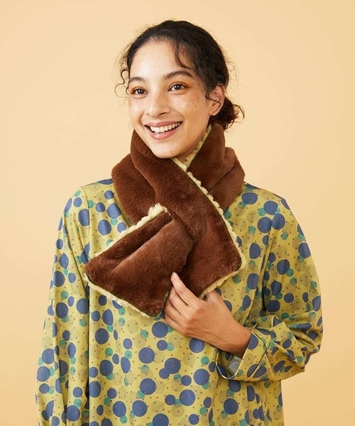 Jocomomola（ホコモモラ） ストール マフラー 「2WAY」リバーシブル