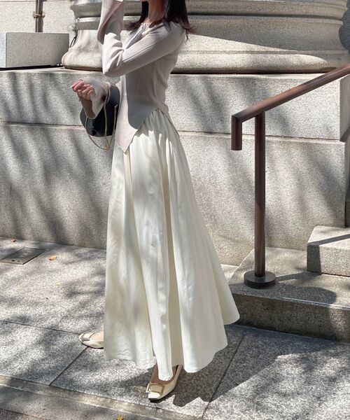 cle blatt ワンピース アシメドッキングニットワンピース : ZOZOTOWN