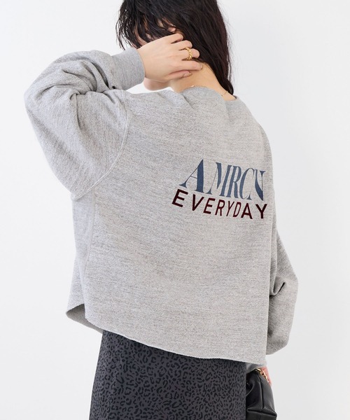 AMERICANA トレーナー スウェット 「AMERICANA」別注-クロップドカット