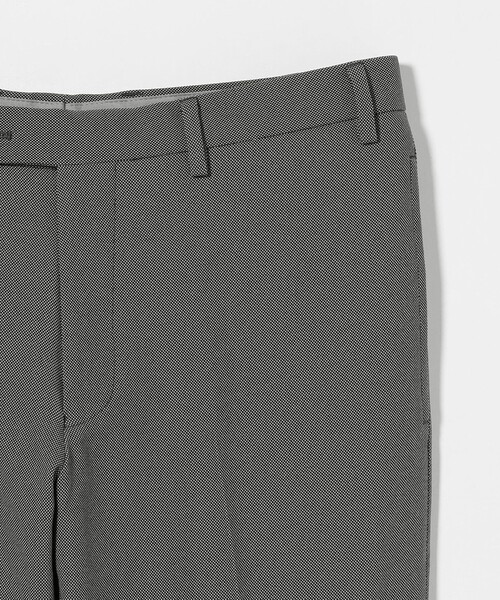 A DAY IN THE LIFE スラックス バーズアイ ノープリーツ スラックス