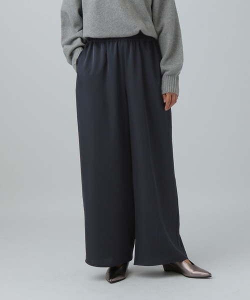 LEPSIM（レプシィム） パンツ 艶トロミイージーパンツ 581495