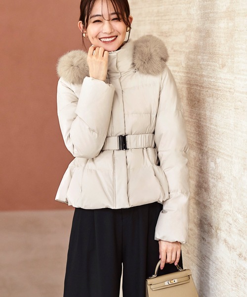 【美品】洗えるダウン ♡ルイルエブティック ダウンジャケット RUIRUE BOUTIQUE（ルイルエブティック） ダウンコート ダウン