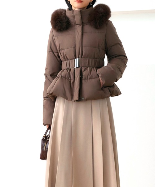 【美品】洗えるダウン ♡ルイルエブティック ダウンジャケット RUIRUE BOUTIQUE（ルイルエブティック） ダウンコート ダウン