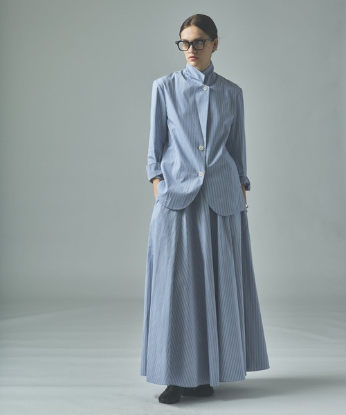 Curensology（カレンソロジー） スカート /「C.S.G」ストライプフレア