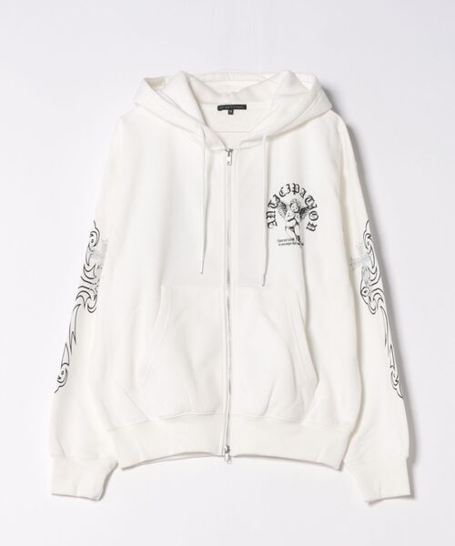 8 パーカー Angleプリントzipパーカー メンズ レディース : ZOZOTOWN