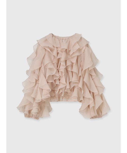 EIMY ISTOIRE（エイミーイストワール） ブラウス シャツ ラッフル