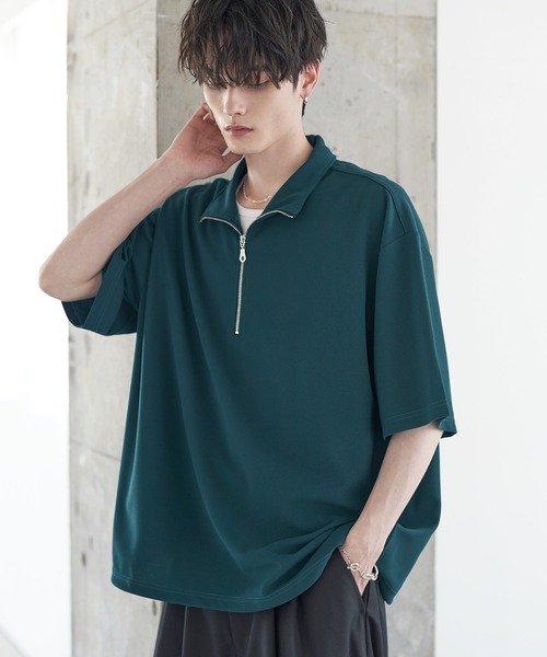 ETELIO」 半袖シャツ M ブルーグリーン メンズ : ZOZOTOWN Yahoo!店