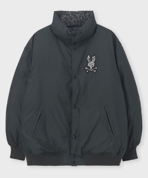 Psycho Bunny（サイコバニー） ブルゾン アウター レオパードタフタ