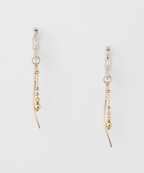 agete（アガット） ピアス（両耳用） FREE シルバー系その他