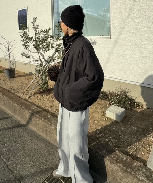LBC（エルビーシー） ブルゾン アウター スタンドネックワッシャー中綿 