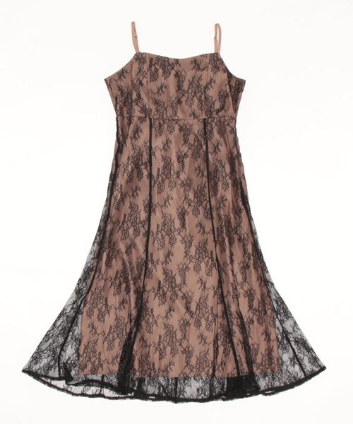 「Dorry Doll」 ノースリーブワンピース M チャコール レディース_画像3