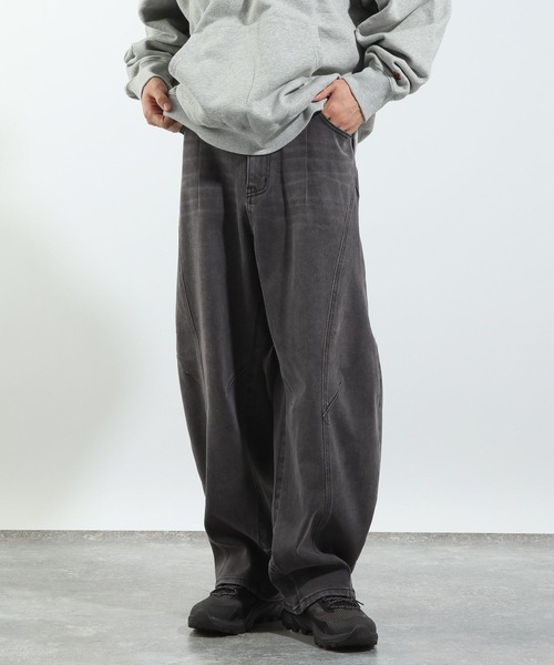 BAYFLOW（ベイフロー） ワイドパンツ ジーンズ 「ストレッチ」ワイド