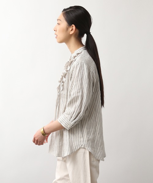 「LOISIR」 7分袖ブラウス FREE ベージュ レディース_画像7