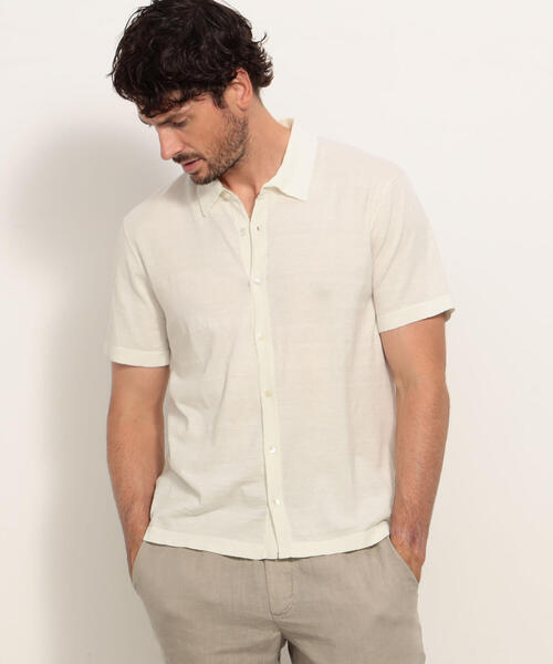 「JAMES PERSE」 ニットカーディガン 3 グレー メンズ_画像3