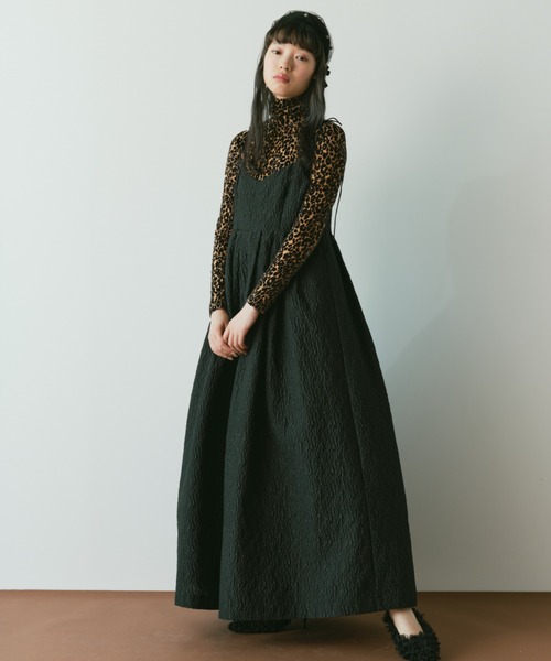 PERNA（ペルナ） キャミソールワンピース MEDIUM ブラック レディース