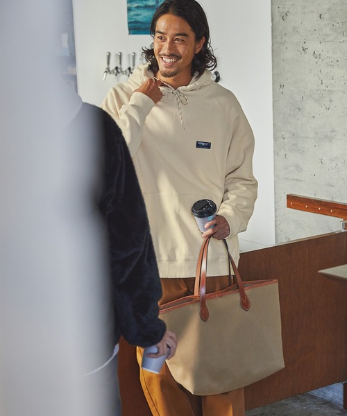 「THE CRAFT CREW PRODUCTS」 プルオーバーパーカー S カーキ メンズ_画像3