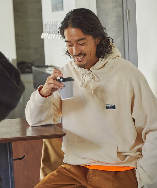 「THE CRAFT CREW PRODUCTS」 プルオーバーパーカー S カーキ メンズ_画像5