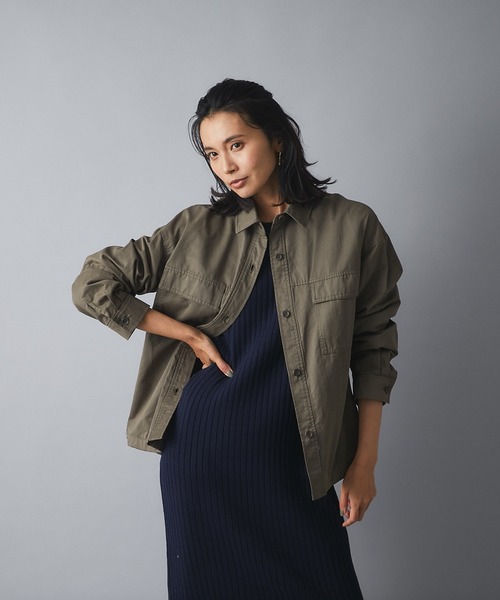 「RIVE DROITE」 ニットワンピース FREE ネイビー レディース_画像4