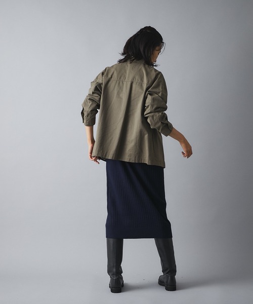 「RIVE DROITE」 ニットワンピース FREE ネイビー レディース_画像8