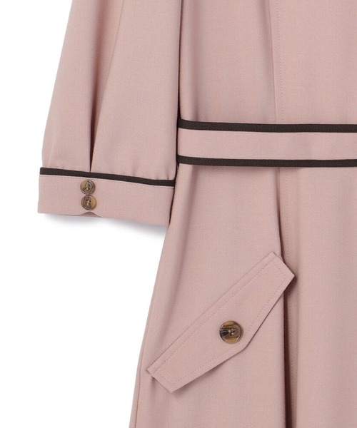 「LAISSE PASSE」 シャツワンピース MEDIUM ピンク レディース_画像7