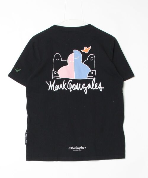 ゴンザレスです。 Mark Gonzales（マークゴンザレス） 半袖Tシャツ「BASECONTROLコラボ