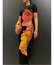 Desigual（デシグアル） パーティードレス ワンピース 半袖 大輪