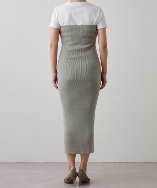 Whim Gazette（ウィム ガゼット） ベアトップワンピース FREE ベージュ